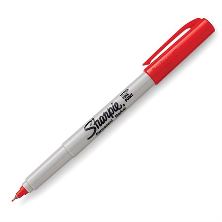 Sharpie Rouge Marqueur permanent ultra-fin Sharpie - Rouge – listescolaire